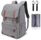 Hafmall Wickelrucksack mit Kinderwagen Haken und Wickelauflage, Große Wasserdichte Baby Wickeltasche mit Laptopfach und 3 Isolierte Taschen, Multifunktional Reiserucksack