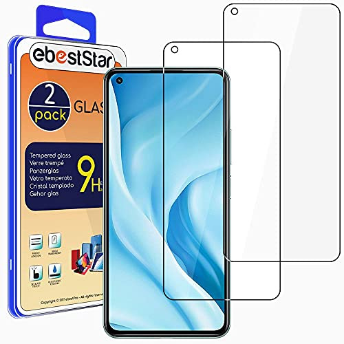 ebestStar - Cristal Templado x2 para Xiaomi Mi 11 Lite, Mi 11 Lite 5G, NE, Protector Pantalla Película Vidrio, Antigolpes