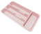plastific Large CUTLERY TRAY Utensils Spoon Fork Holder Flatware Organiser for Kitchen Organiser Strong Plastic Drawer Sliding Tidy (33 x 17.5 x 4.3 slim, Pink)