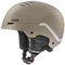 uvex Wanted - robuster Skihelm für Damen und Herren - individuelle Größenanpassung - Nackenwärmer - Soft Gold - Silver Stripes matt - 58-61 cm