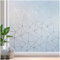 Beautysaid Window Film Privacy for Glass Windows, Frosted Window Film with Triangular Pattern, Anti-UV Static Cling without Glue for Home Bathroom Bedroom Office, 115 * 300cm