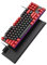 ABHI Clavier Mécanique Gaming avec Anti-Slip Pad 21 Effets Rétro-éclairé Hot-Swap Clavier Filaire pour PC Tablettes iOS Windows PS4 Xbox 87 PBT Touches Ordinateur PC Clavier Gamer – Noir-Rouge