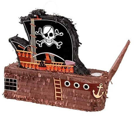 NEU Piñata/Pinata Piratenschiff, ca. 59x44cm