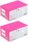 Tradineur - Pack de 2 Cajas de 6 Vasos Modelo Liberty - 28 cl - Fabricado en Vidrio Resistente - Apto para lavavajillas - 12 Uds Totales