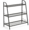 TANGZON 2/3-Tier Plant Stand, Vintage Heavy-Duty Metal Flower Display Shelf Rack, Indoor Outdoor Practical Plant Pot Holder Stand for Home Office Garden Patio Yard (3 Tiers, 81 x 36 x 82cm)