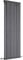 Manissa Anthracite Oval Tube 1800 x 800 Single Panel Central Heating Designer Radiator 8914BTU