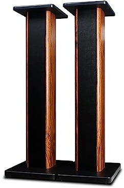 Ddasam Lautsprecher ständer(90cm) Lautsprecherständer Boxenständer Holz Sprecherstände lautsprecherhalterung Das Bodenstativ ist aus Holzwerkstoff, die mit Sand gefüllt Werden könne