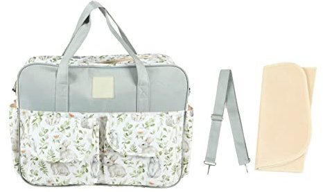 Keebgyy Mama-Tasche für das Krankenhaus, Tragbare Umhängetasche, Wasserdichte Krankenhaus-Tasche für Wehen und Entbindung für Schwangere Frauen,(Hase)