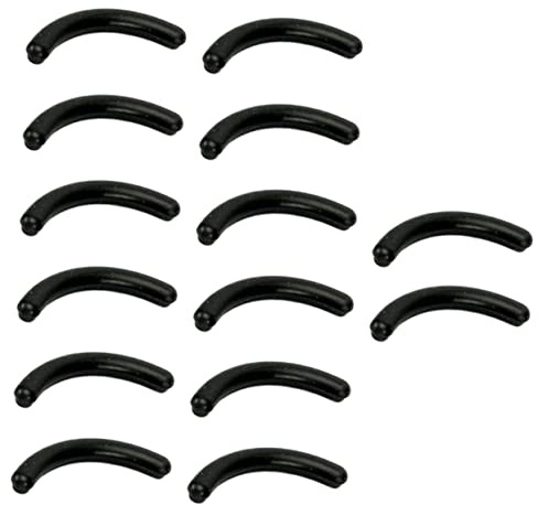 16 Pièces Recharge Fouetter De Recourbe-cils Mini Recourbe-cils Rouleau Cheveux Recourbe-cils En Caoutchouc Meilleur Recourbe-cils Manquer Haute Élasticité