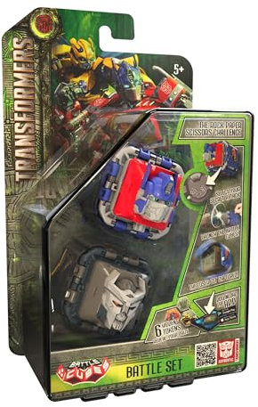 Battle Cubes Transformers Optimus Prime Vs Scourge 2 Pack - Battle Set