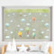 Wandtattoo Loft Sichtschutzfolie Kinderzimmer mit bunten Heißluftballons und Wokeln als Motiv, Bunte Fensteraufkleber, Milchglasfolie, Kinder Fensterdeko, Dekoration Fenster, Fensterfolie Blickdicht