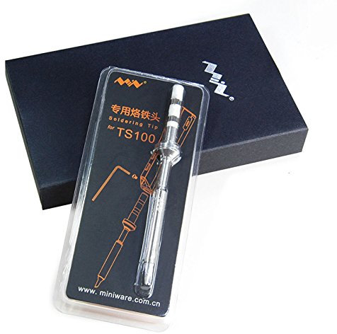 MINIWARE Lötkolben Schweißgerät TS-C4 Tip, für TS101 Tragbar Digit 65W Lötkolben Schweißgerät Kit Ersatz