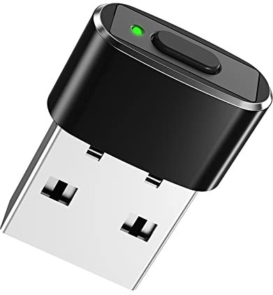 Fiorky Mini Mouse Simulatore di Movimento Pulsante ON/Off USB Spostamento Automatico Cursore Shaker Non Rilevabile Mantiene Sveglio for Computer