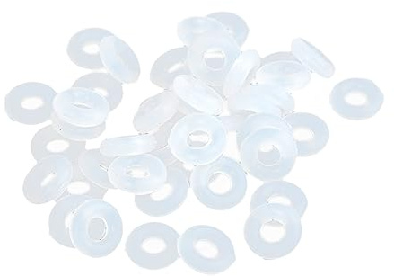 COLLBATH 80 Stück Silikon-Gummistopfen Für Schlangenketten-Charm-Armbänder Transparente Anti-Rutsch Abstandshalter Kompatibel Mit Chamilia Zable Und Armbändern Mit Zusatzperlen