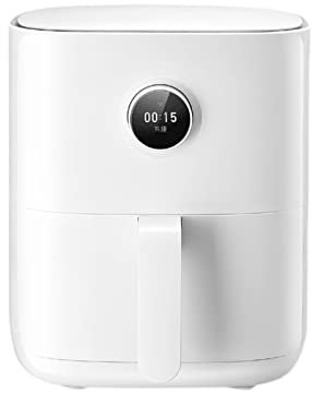 Freidora de aire, freidora de aire inteligente de 3,5 l para el hogar, sin aceite, gran capacidad, multifuncional, para patatas fritas, horno automático (color: blanco, tamaño: UE) Beauty Comes