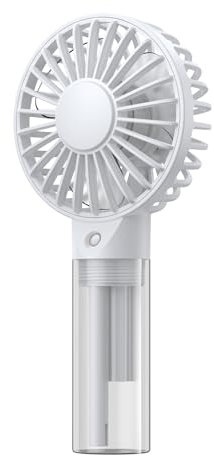 TOPK Portable Misting Fan - Rechargeable Handheld Personal Spray Water Mist Fan 32ml Water Tank Mini Cooling Hand Fans for Travel, Outdoors, Makeup, Camping, Home, and Office Use