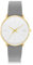 Audi collection Armbanduhr Damen Uhr, hellgold/weiß/grau 3102400200