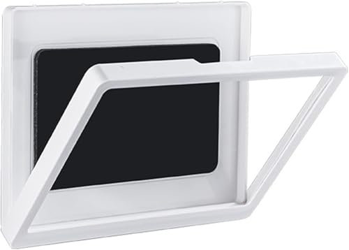 PEKJDS Shower Ipad Holder,Wall Mount Tablet Protection Case,Upgrade Holders 360° Rotation,Waterproof Screen Sealed Tablet Holder Prevent Fog HD Touch Screen (White)