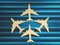 X7 Acrylic Airplane Gold Mirror Cupcake Toppers Acrylic Airplane Cake Toppers Acrylic Airplane Cake Decorations
