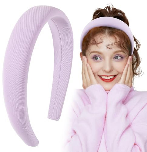 BOFUNX Cerchietto per Capelli Largo Cerchietto Capelli Imbottite Cerchietto Capelli Donna Colorato Cerchietto per Capelli Bombato Accessori per Capelli Donna Ragazza