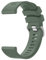 Wanme 20mm Bracelet Compatible avec Garmin Vivoactive 5/Vivoactive 3/Vivomove Sport/Venu Sq 2/Venu/Venu Sq, Classic Stripe Texture Design, Silicone Bracelet pour Forerunner 645/245 (Vert Olive)