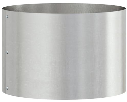vidaXL Pot en INOX Acier Inoxydable 30 cm de diamètre Moderne