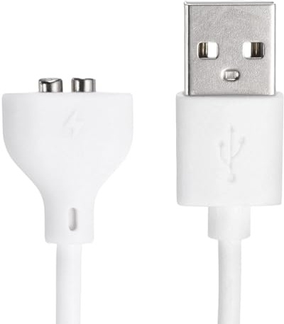 sourcing map Câble de charge magnétique USB DC de 8 m, 4 mm, cordon de charge magnétique de rechange à polarité unique (S-S) pour jouets rechargeables, nettoyant pour le visage, brosse à dents