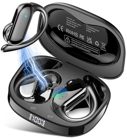 AI Cuffie Traduzione Simultanea, 3-in-1 Bluetooth 5.4 Cuffie Traduzione con 165 Lingue/8 Modalità, 42 Ore Open Ear Auricolari Bluetooth