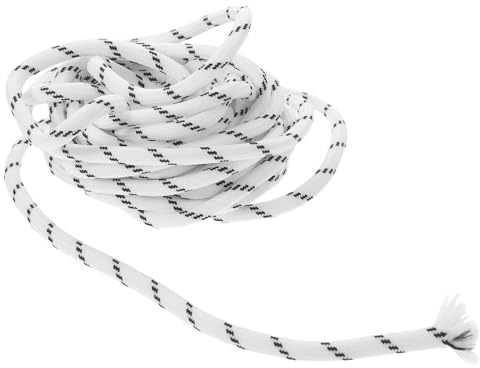 Luxshiny Outdoor Braided Polyester Umbrella Rope 9M White UV Resistant Patio Parasol Replacement Cord for Umbrella Repair Accessories
