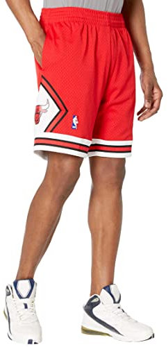 Mitchell & Ness NBA Chicago Bulls Swingman Shorts Herren rot/weiß, XXL