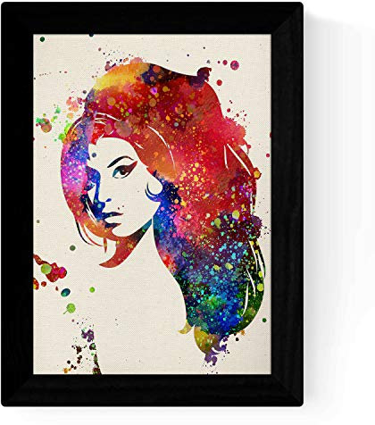 Nacnic Flagge von der berühmten Amy-Weinhaus in der Größe A3 Stil Explosionstil. Poster-Sammelmusiker. Papier 250 g. Mit Marco.