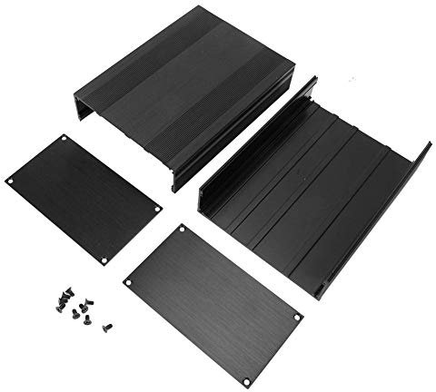 Acogedor Aluminiumgehäuse, Schwarz, nicht wasserfest, 82,2 x 145 x 200 mm