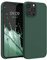kwmobile Case Compatible with Apple iPhone 12 Pro Max Case - TPU Silicone Phone Cover with Soft Finish - Moss Green