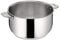 Lagostina Salvaspazio Casserole en Acier Inoxydable 18/10 Ø 14 cm, Induction, Gaz et Four jusqu'à 250 °C, Empilable et Simple à Ranger, Fond Lagotherm à 3 Couches, Poignées avec Supports Rivetés