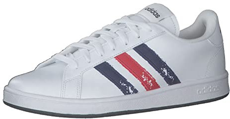 adidas Chaussures Grand Court Base Beyond Blanc, Bleu, Rouge