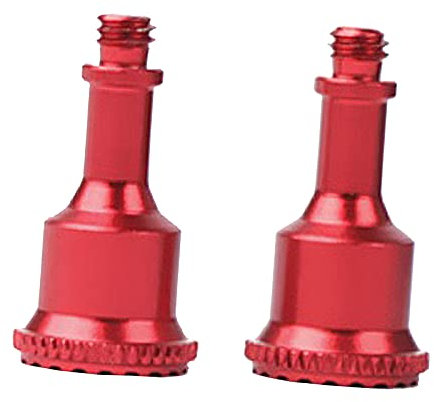 Sharplace Aluminium 2 pcs Fernbedienung Controller Stick für DJI / 2S / Mini 2 Zubehör ersatz Licht Gewicht, nur 4g(1 Paar) - Rot