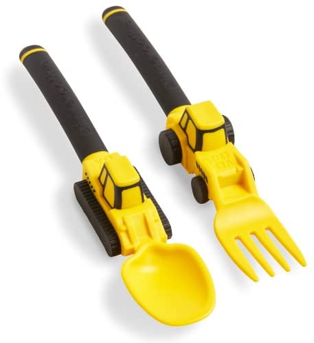 Dinneracive Set de Cubiertos para Niños - Tenedor y Cuchara Temáticos para Niños Pequeños - Set de 2 piezas