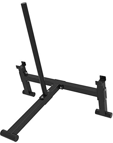 AHDFY Double Support Deadlift Jack, Barbell Jack Steel, Deadlift Barbell Jack For Deadlifting, Powerlifting and Weightlifting, Max Capacity 600lbs, Foot Pedal - Easy To Load and Unload Weight Plates
