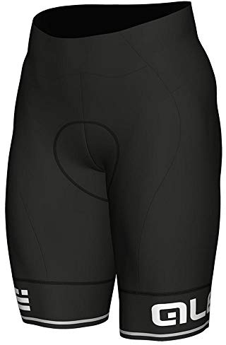 Alé Cycling Men's Pragma Corsa 2.0 Cycling Shorts, Black/White, XS