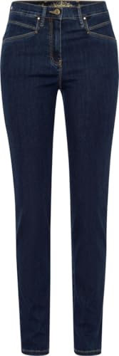 Raphaela by Brax Luca Soft Tencel Denim, Dark Blue, 27W / 32L