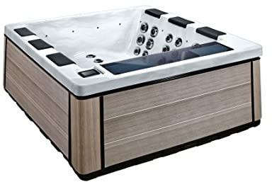 Comfort Hot Tubs - 6 Person Luxury Outdoor Portable Spa - 44 Jets - Above Ground Hot Tub
