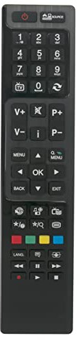ALLIMITY Ersatz Fernbedienung passend für Telefunken 22DV6115 A43F435A A49F535A D40F280R3CW D40F283Q3CW D43F278N3CW H32V3WHITE L48F249A3CW LF39NZ20D TE49282N25F1C30D TFK39D276FHD WF39-EA10