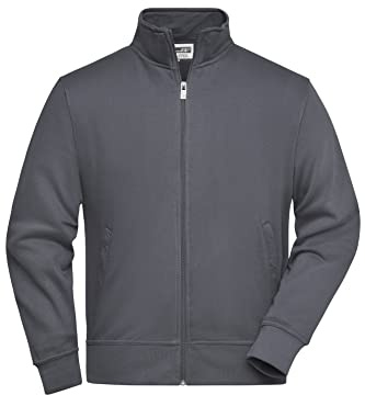 James & Nicholson Sweatjacke mit Stehkragen - Jacke aus robuster Sweatqualität in großer Größenauswahl