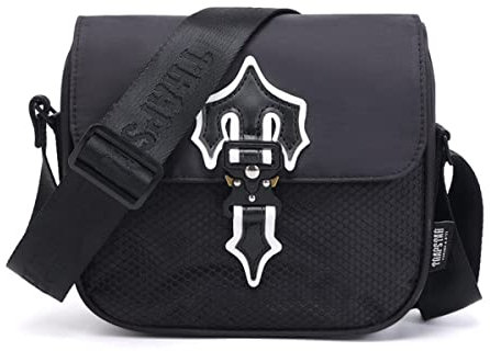 Trapstar Bag, Das Neue Trapstar Tasche Mode Umhängetasche Grenzüberschreitend Oxford(Color:Black)