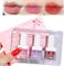 Skynest 3 Farben Spiegel Wasser Lippe Gloss Lip Glaze Transparent Glas Lip Oil Wasserdicht Feuchtigkeitsspendende flüssige Lippenstift Make-up Kosmetik (#1)