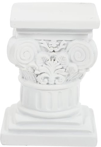 TOPBATHY Römische Säulenskulptur Römische Säulenfigur Säulenstatuen Hochzeitsdekoration Kunstharz Bastelornament