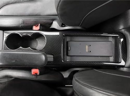 für TT 8J 2007-2013 Interieur Dekor ABS Kunststoff Kohlefaserfarbe (Getränkehalter)