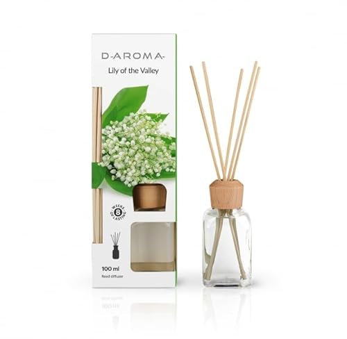 Duftdiffuser Lufterfrischer D-aroma Reed Diffuser 100ml Maiglöckchen