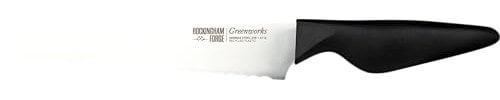 Rockingham Forge Greenworks Bread Knife 20cm, Black
