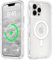 Follaroma for iPhone 13 Pro Max Case, Compatible with MagSafe, Dual Layer Transparent Magnetic Phone Cases, Heavy Duty Shockproof and Anti-Drop Protective Cover for iPhone 13 ProMax, 6.7'', Clear
